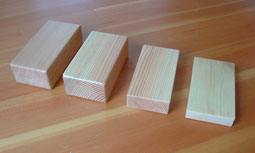 Wooden Blocks Various Profiles